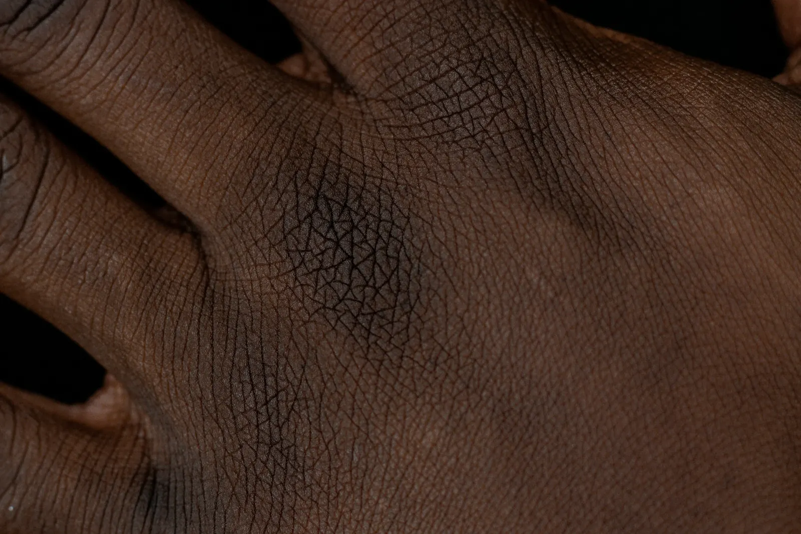 Wrist vein test used to compare cool and warm skin undertones