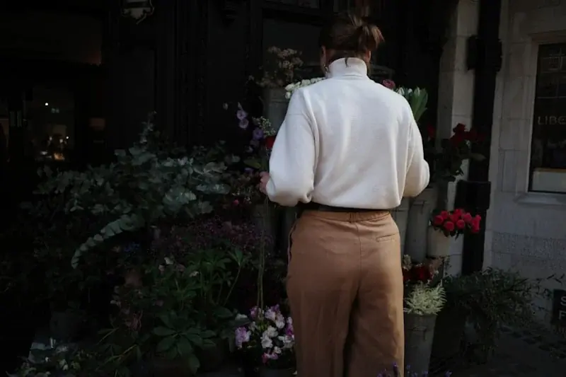 Women's wool trousers