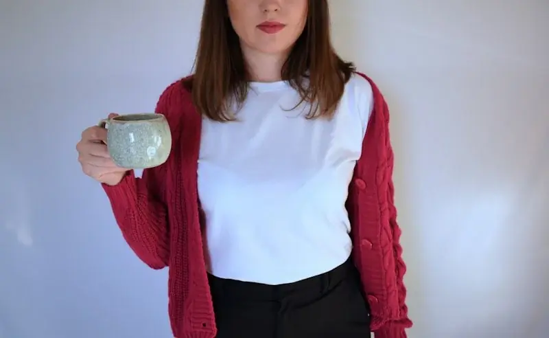 Women's cotton cardigan