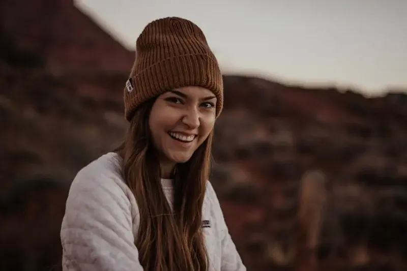 Women's knit beanie