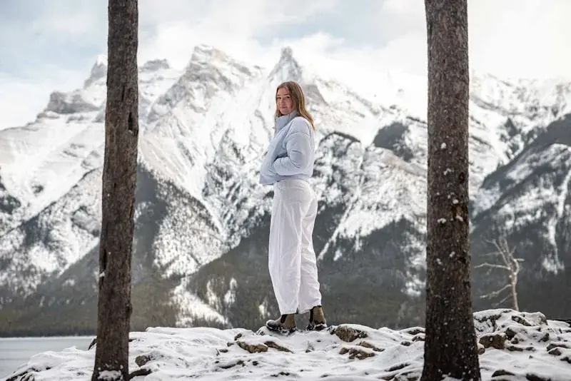 Women's winter wool pants
