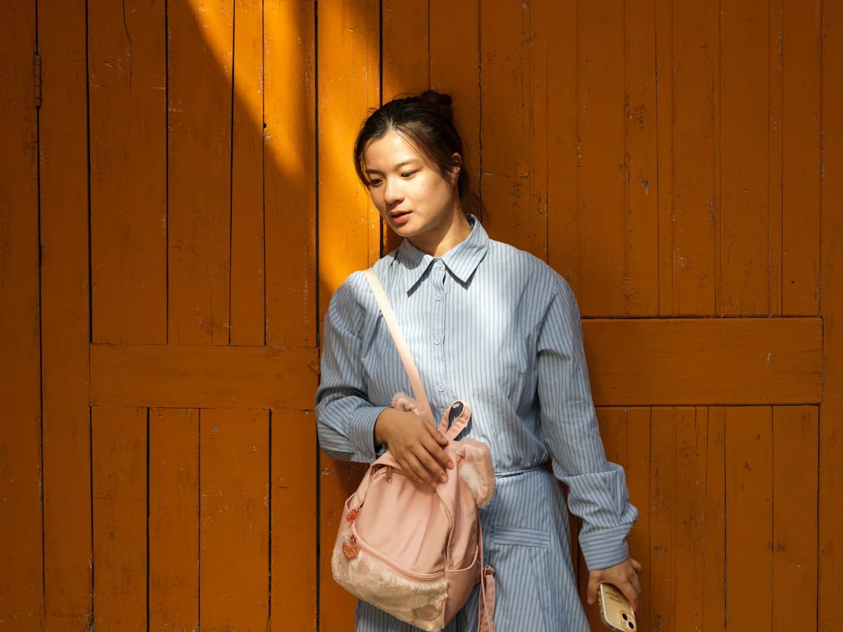 Soft muted pastel outfit reflecting the cool, low-chroma Soft Summer color palette