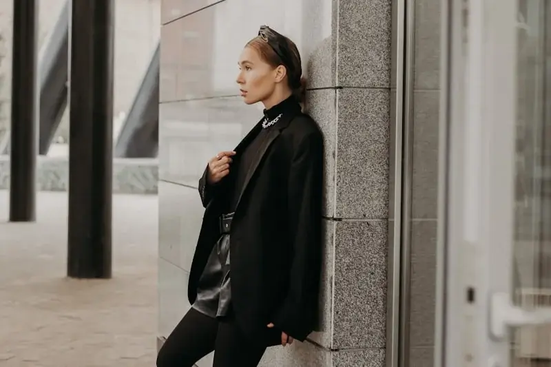 Womens structured blazer