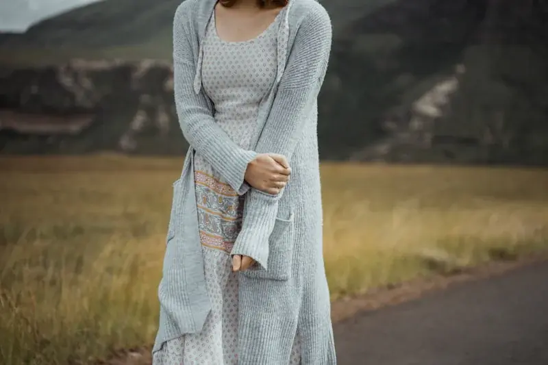 Womens long cardigan