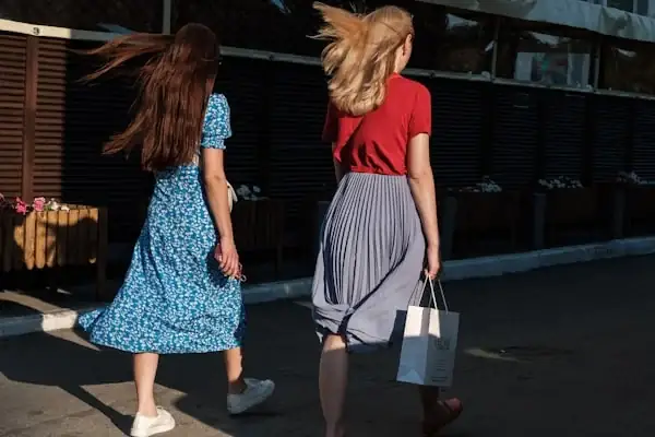 Womens pleated skirt