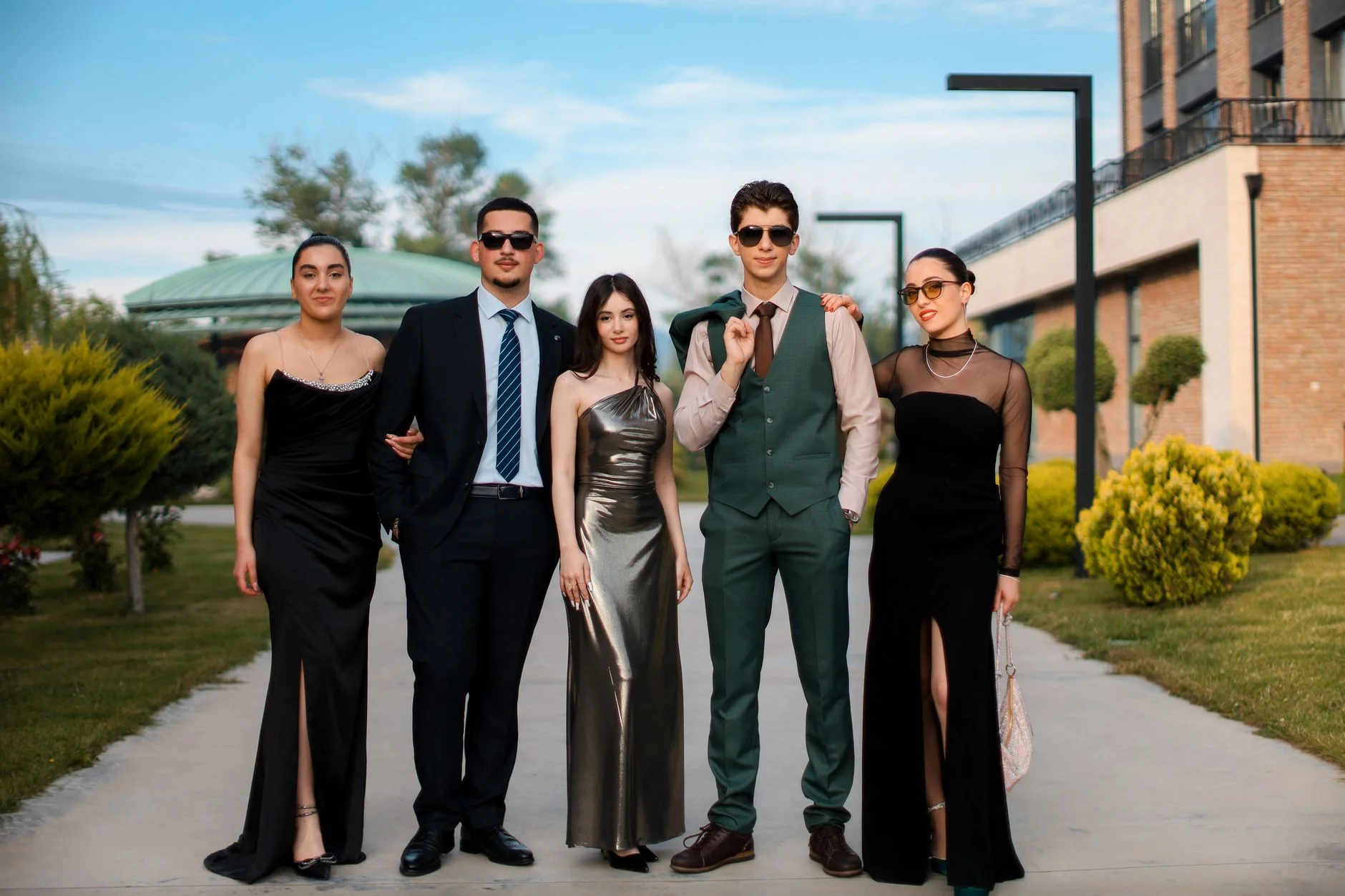 Elegant formal evening attire representing a formal dress code